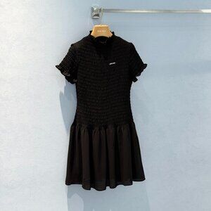 Miu Miu Georgette Stretch Dress